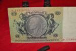 1933 Germany 50 Mark Banknote WWII Memorabilia