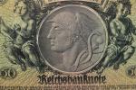 1933 Germany 50 Mark Banknote WWII Memorabilia