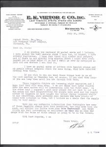 1930 Zeppelin Letter - August Dietz Confederacy Stamp