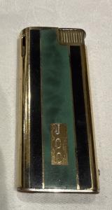 Vintage Colibri Gold Tone Green Band Collectible