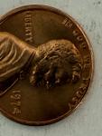 1974 No Mint Mark Uncirculated Lincoln Penny