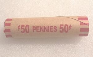 1943 Steel Lincoln Wheat Penny Roll of 50