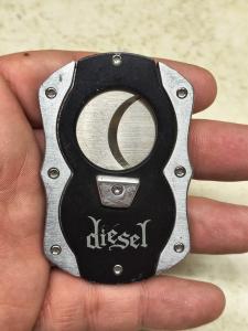 Colibri Double Guillotine Cigar Cutter Black/Silver