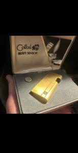 Colibri Gold Tone Vintage Beam Sensor Lighter