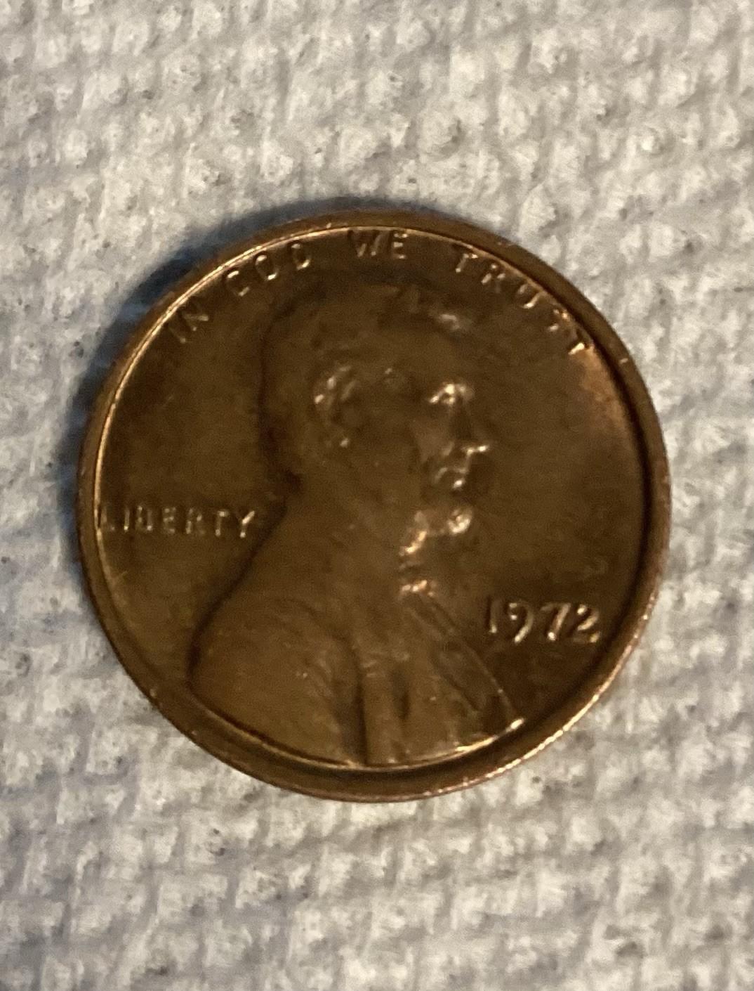 1972 Double Die Lincoln Cent Penny