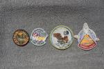 Astronaut Autograph with Four Shuttle Mission Patches