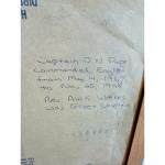 H.M.S. Eagle WWII Royal Navy Framed Invitation