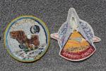 Astronaut Autograph with Four Shuttle Mission Patches