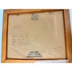 H.M.S. Eagle WWII Royal Navy Framed Invitation