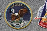 Astronaut Autograph with Four Shuttle Mission Patches