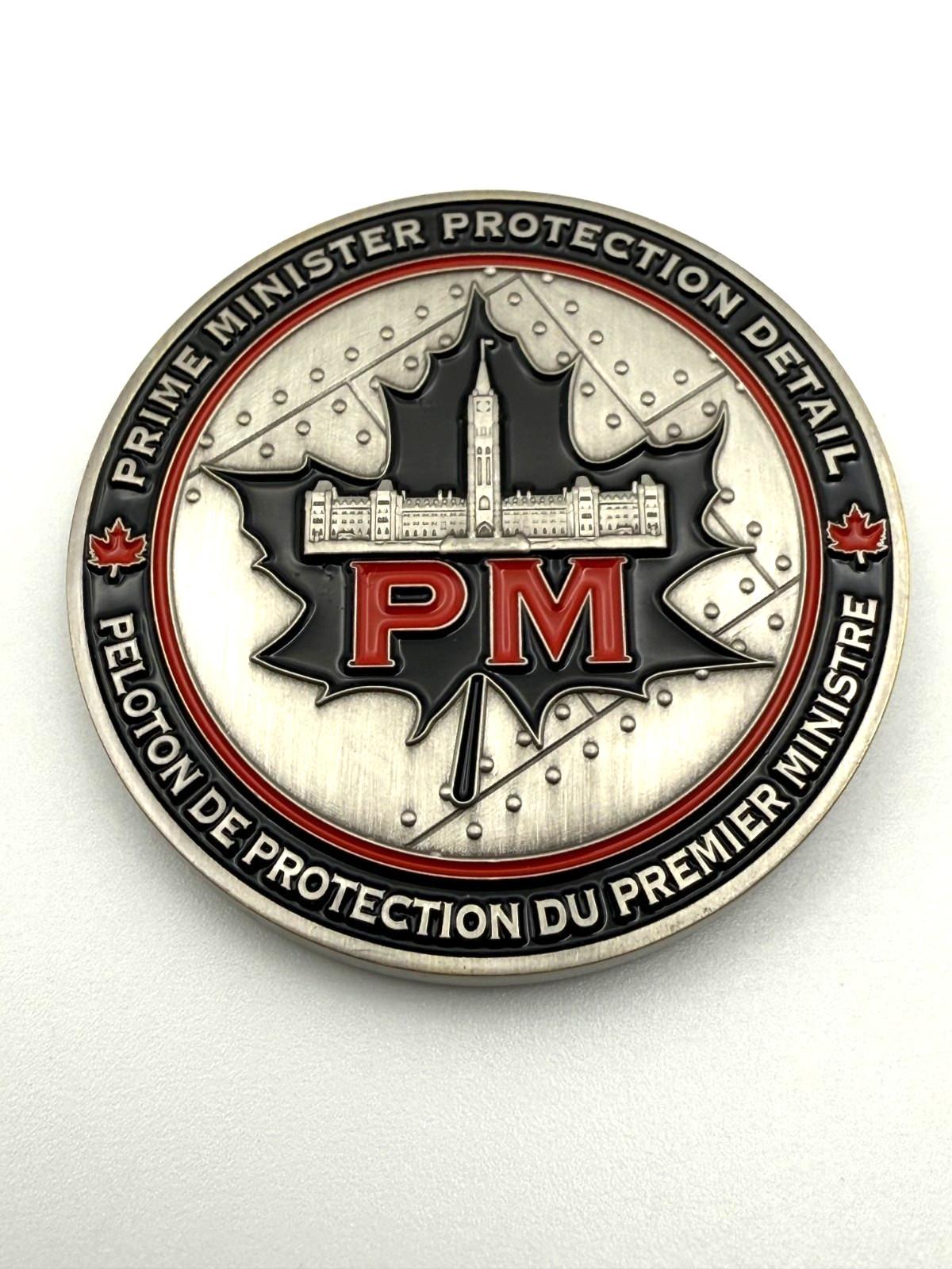 G1 RCMP Prime Minister Protection Detail Challenge Coin