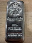 10 Troy Oz Silver Bar by Scottsdale Mint