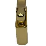 Colibri Gold Tone Pocket Lighter with Engraved Design