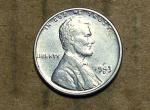 1943 D Mint Steel Lincoln Wheat Cent Coin