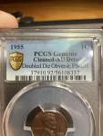 1955 Double Die Lincoln Cent - PCGS AU