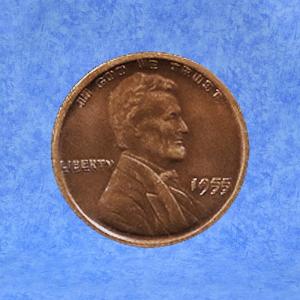 1955 Double Die Lincoln Wheat Cent - Awesome Coin!