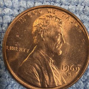1969-S Double Die Error Lincoln Memorial Cent