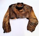 1940s Genuine Leather Welder's Jacket WWII Collectible