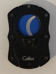 Colibri Double Blade Guillotine Cigar Cutter - Black & Blue