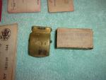 WW2 Memorabilia Papers, Cards, and Belt Buckle Set