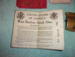 WW2 Memorabilia Papers, Cards, and Belt Buckle Set