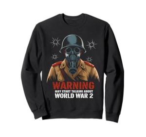 Vintage WWII Sweatshirt for WW2 Memorabilia Fans