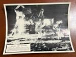 Apollo 11 Lunar Activities Black and White Cards