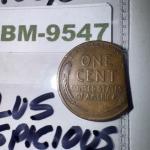 1955 Double Die Penny & Clipped Wheat Coin