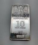 Set of 2 Silver Bars - Scottsdale Mint & Republic