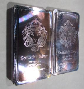 Scottsdale Silver Stacker 10 oz Color Toned Bars