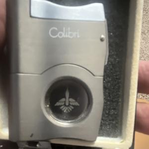 Colibri Silver Cigar Cutter with Bird Design