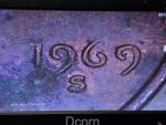 1969 S Lincoln Memorial Penny DDO Double Die