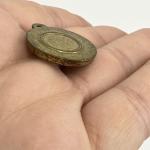 Dwight D. Eisenhower WWII Brass Pendant 1”