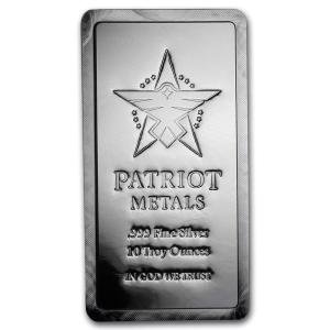 10 oz Scottsdale Patriot Silver Bar