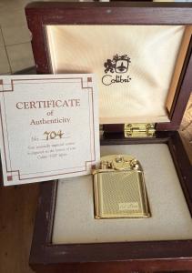 Colibri 1928 Limited Edition Gold Lighter #701