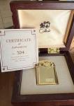 Colibri 1928 Limited Edition Gold Lighter #701
