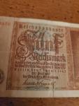 WW2 German 5 Mark Banknote - 1942 Collectible