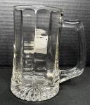 RCMP Vintage Glass Beer Mug with Pewter Crest