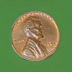 1955 Lincoln Wheat Cent Doubled Die Coin
