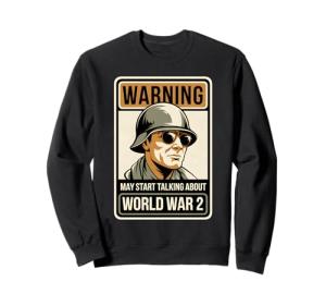 Vintage WWII Sweatshirt for Collectors and Fans