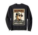Vintage WWII Sweatshirt for Collectors and Fans
