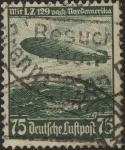 Germany WWII Hindenburg & Graf Zeppelin Stamp Set