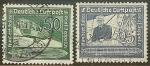 Germany WWII Hindenburg & Graf Zeppelin Stamp Set
