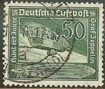 Germany WWII Hindenburg & Graf Zeppelin Stamp Set