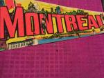 Montreal RCMP Mounty Vintage Pennant Collectible