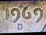 1969 D Lincoln Cent DDO WE Light FG