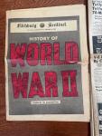 WW2 Original US Military Newspaper Memorabilia 1945
