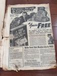 WW2 Original US Military Newspaper Memorabilia 1945