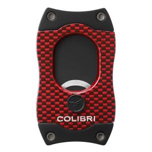 Colibri Premium S-Cut Cigar Cutter - Red Carbon Fiber