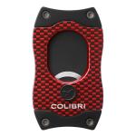 Colibri Premium S-Cut Cigar Cutter - Red Carbon Fiber